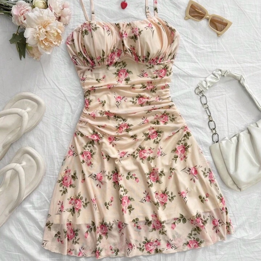 Floral Print Women's Dress